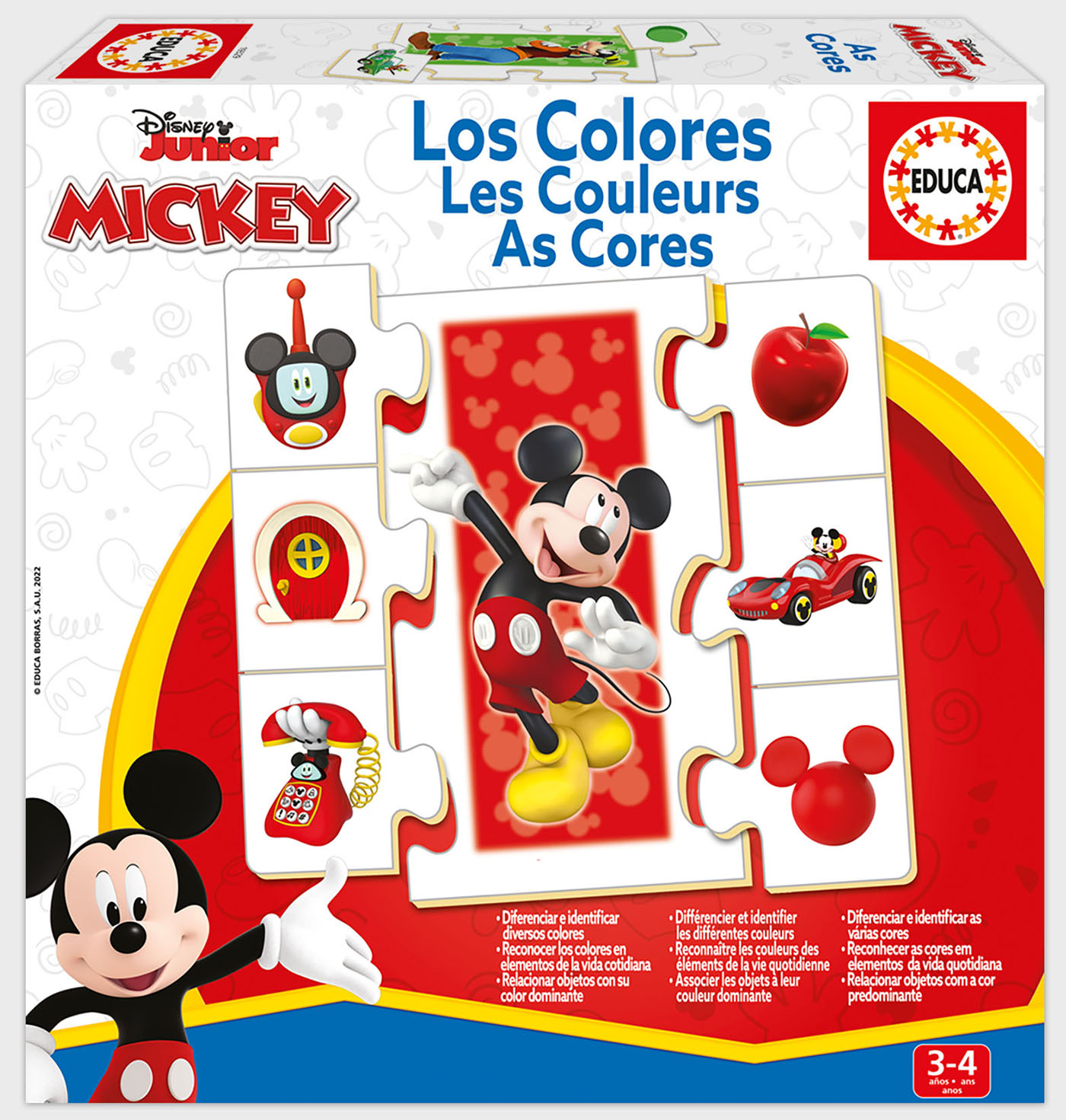 Set 8 em 1 Jogos Miraculous - As Aventuras de Ladybug - Educa Borras