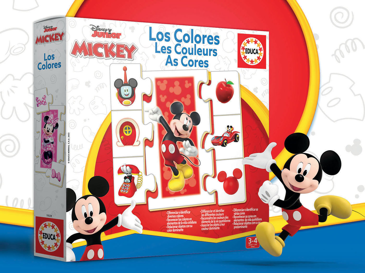 Aprendo Os Números Mickey and Friends - Educa Borras