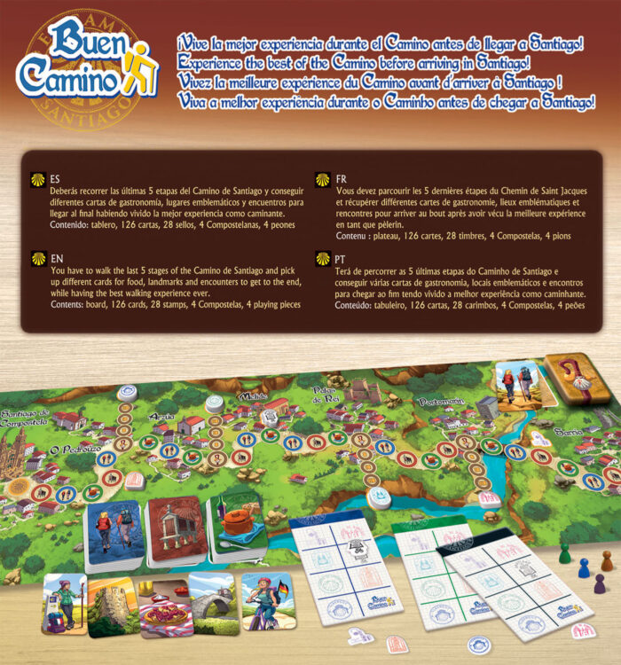 Buen Camino Jogo de Tabuleiro