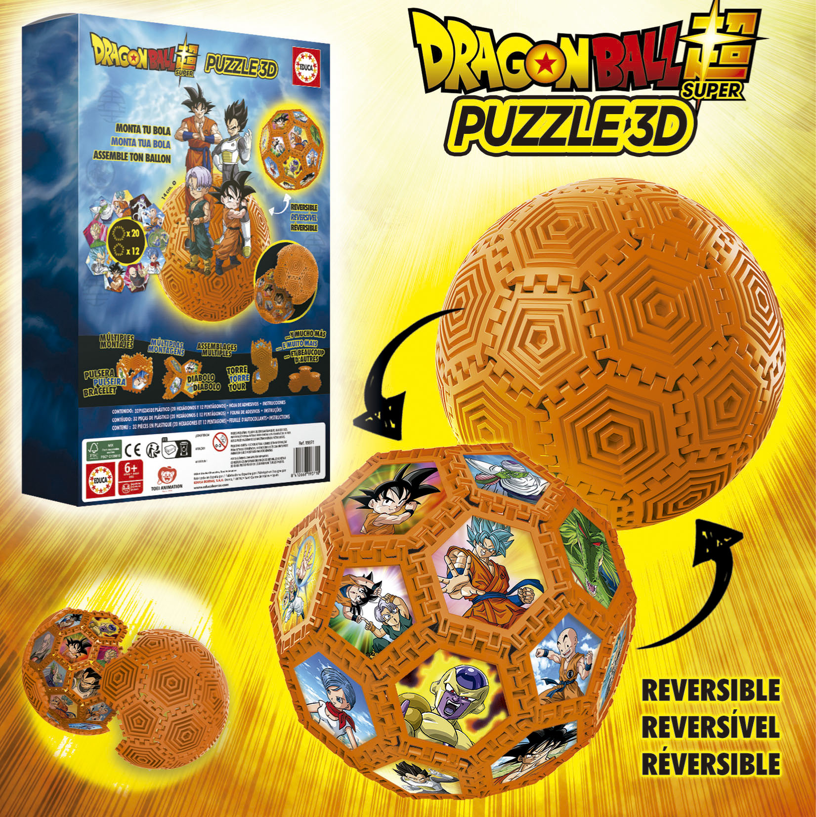 Dragon Ball Puzzle 3D - Educa Borras