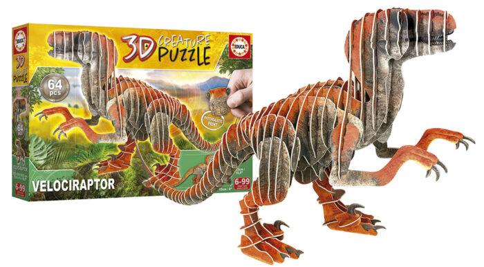 Velociraptor 3D Creature Puzzle