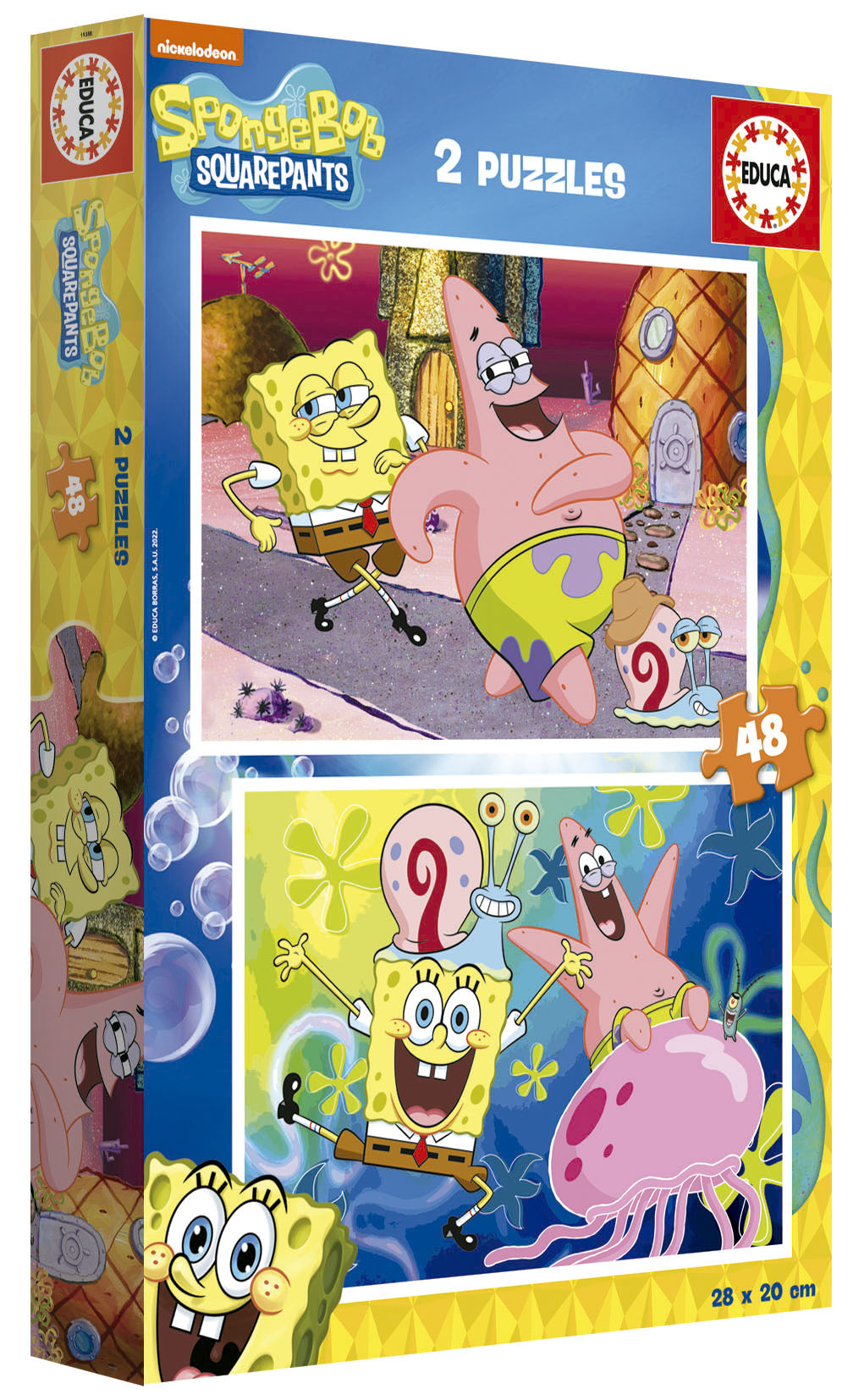2x48 Sponge Bob - Educa Borras