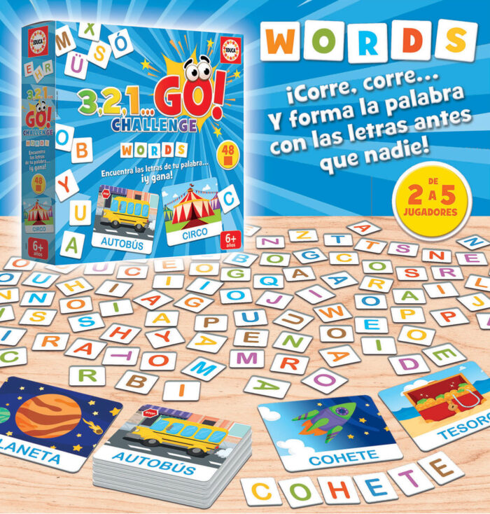 3,2,1... GO! Challenge Words