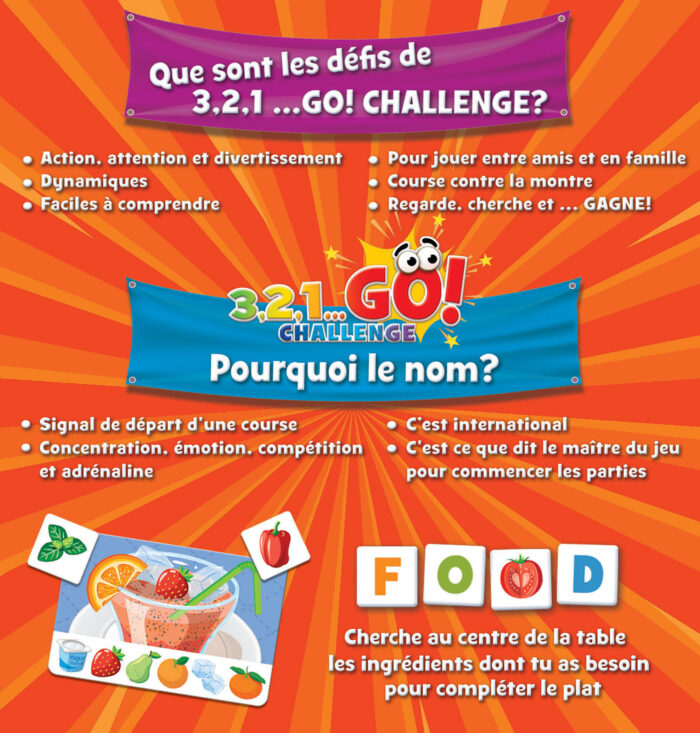 3,2,1... GO! Challenge Food