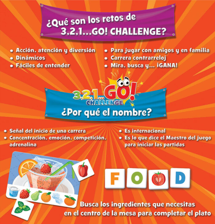 3,2,1... GO! Challenge Food