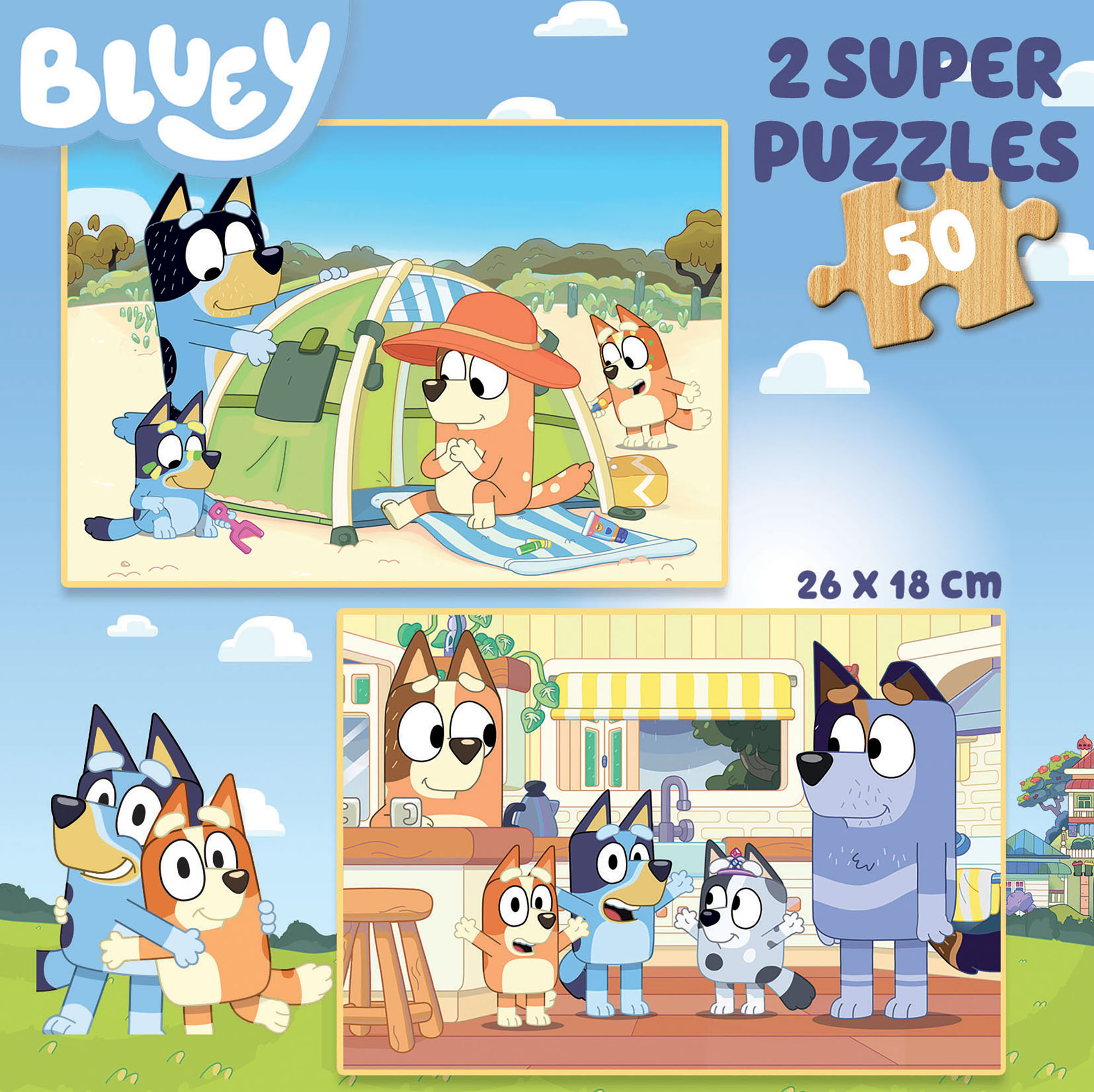 Bluey Puzzle 1000 