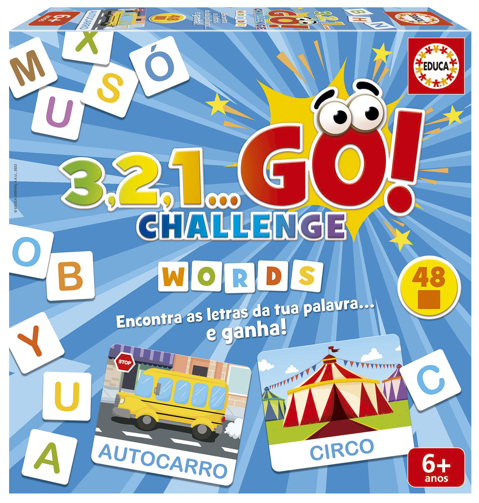 Jogo de Mesa Educa 3,2,1..Challenge Puzzle - Educa