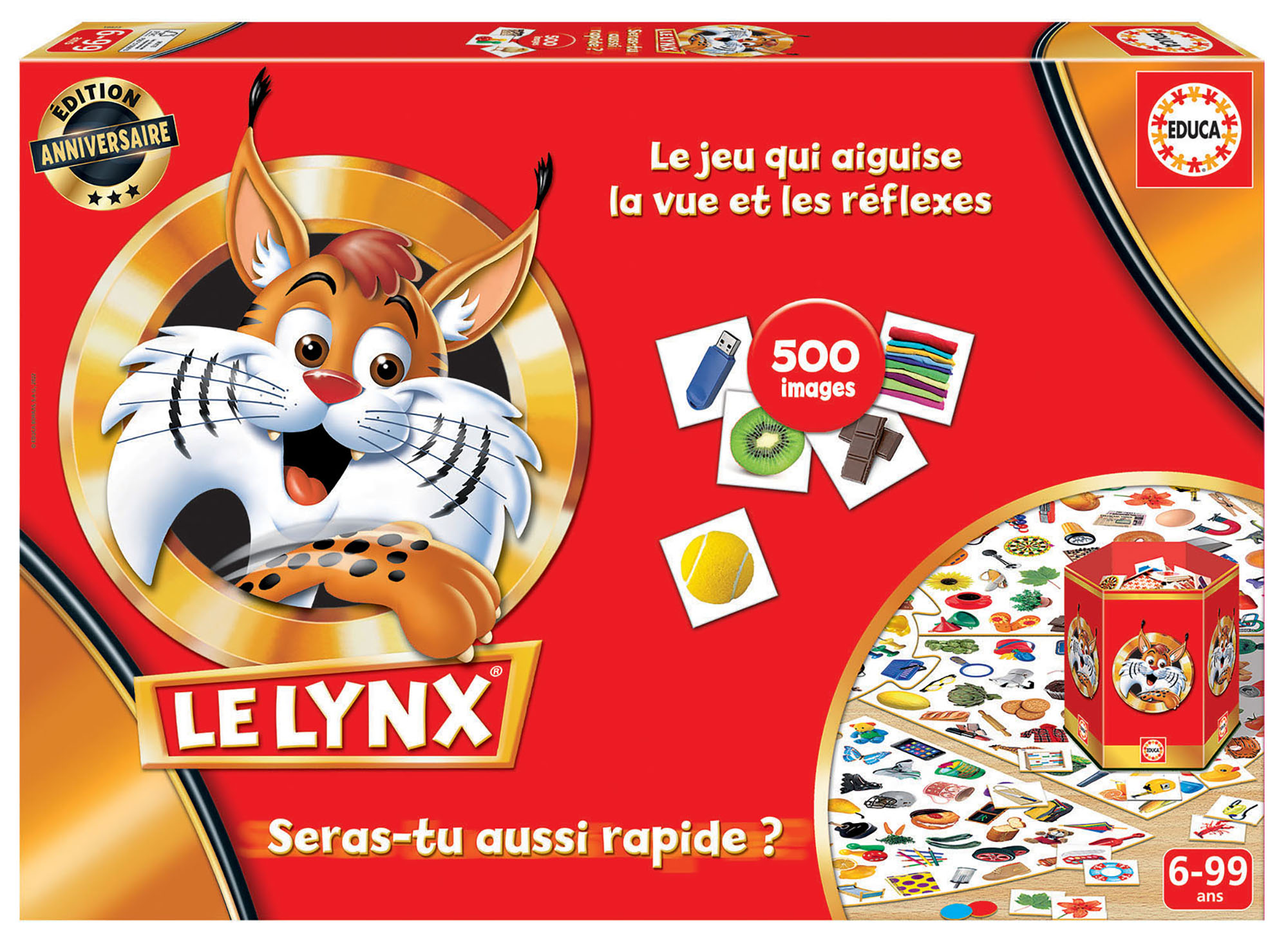 Le Lynx - jeu de société d'observation et vivacité - Educa Borras