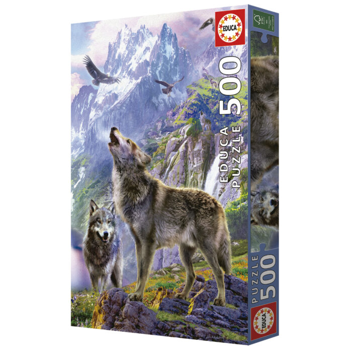 500 Wolves In The Rocks