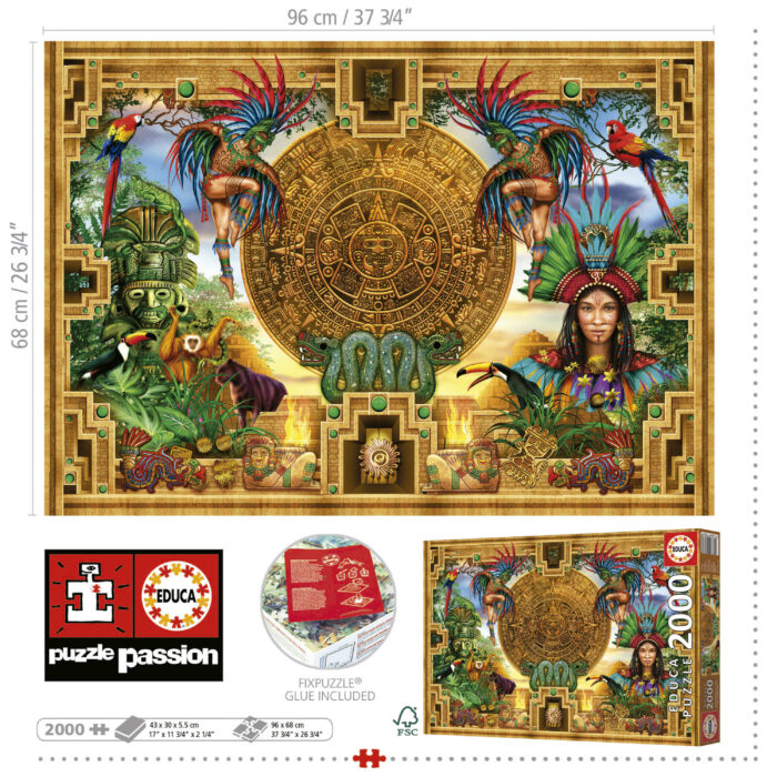 2000 Aztec Mayan Montage