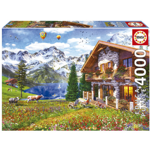 Puzzle 6000 pièces En Entrant Dans La Chambre - EDUCA - Animaux -  Multicolore - Cdiscount Jeux - Jouets