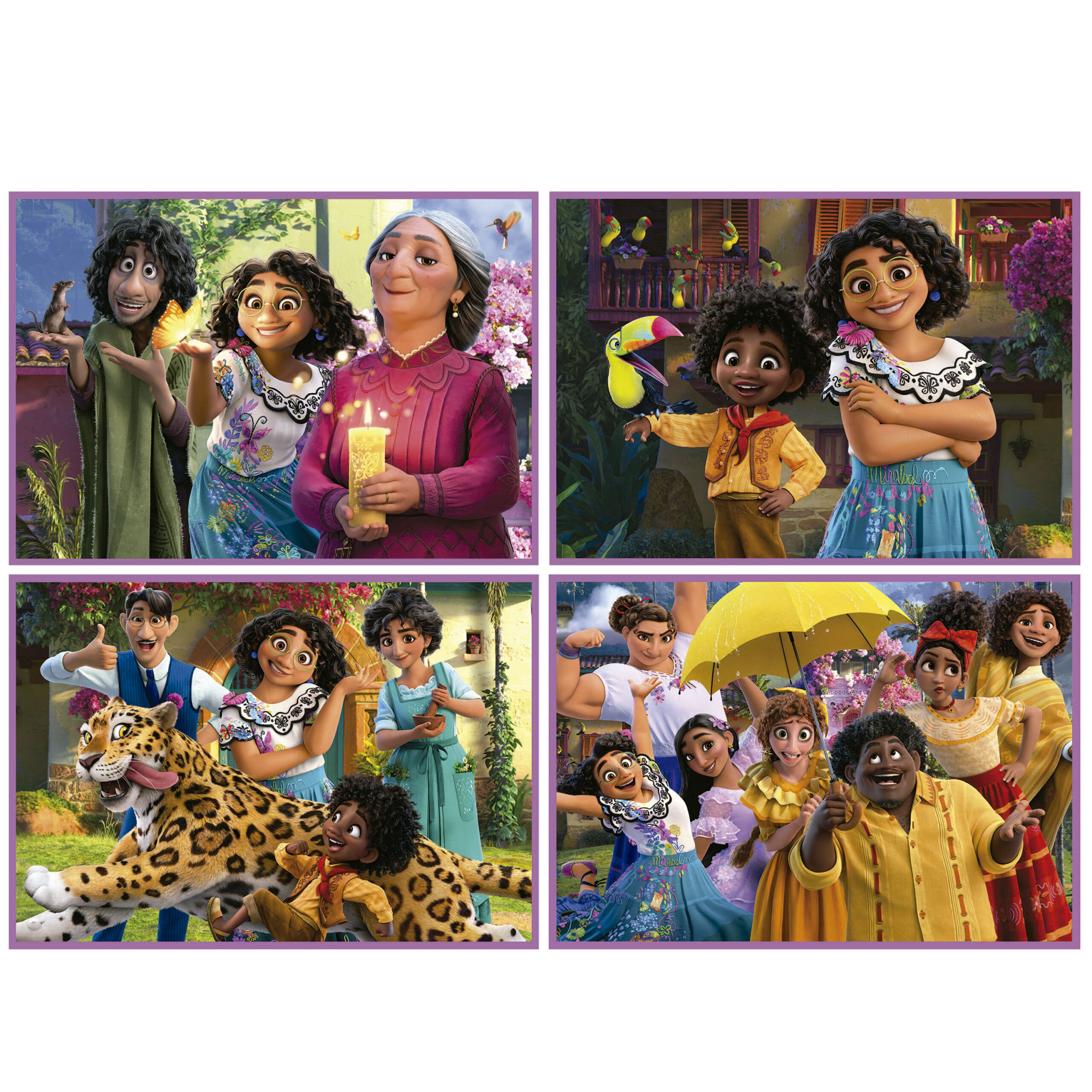 Puzzle de 50 à 150 pièces : 4 puzzles : Classiques Disney - Educa - Rue des  Puzzles