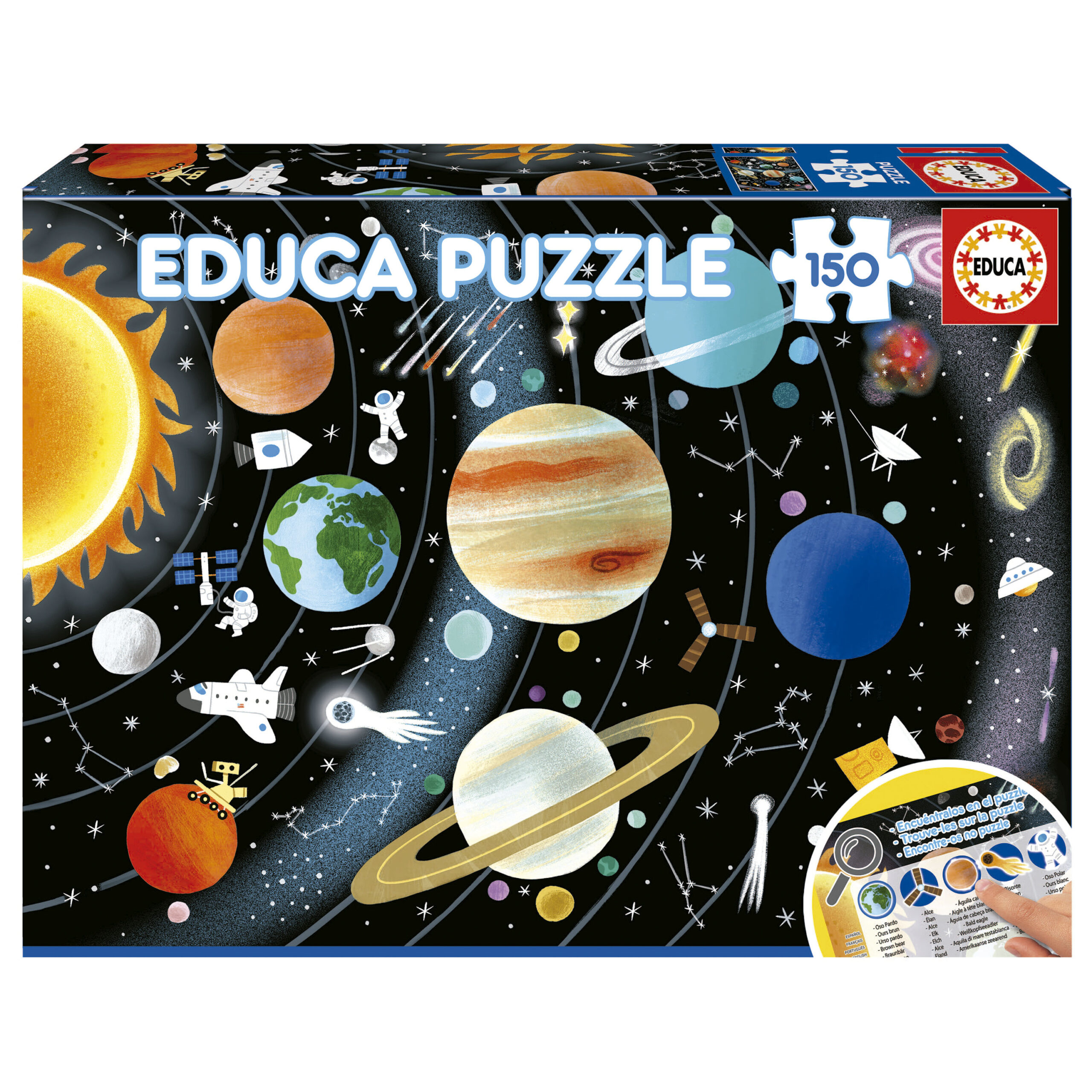 Educa borras 2X100 Pieces Elemental Puzzle Multicolor