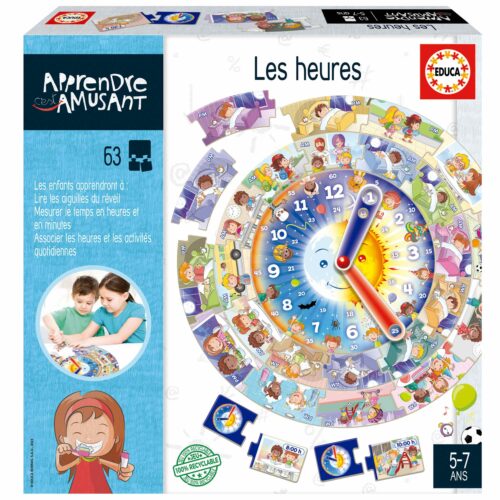 Apprendre c'est amusant Les heures
