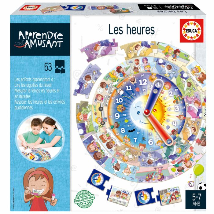 Apprendre c'est amusant Les heures