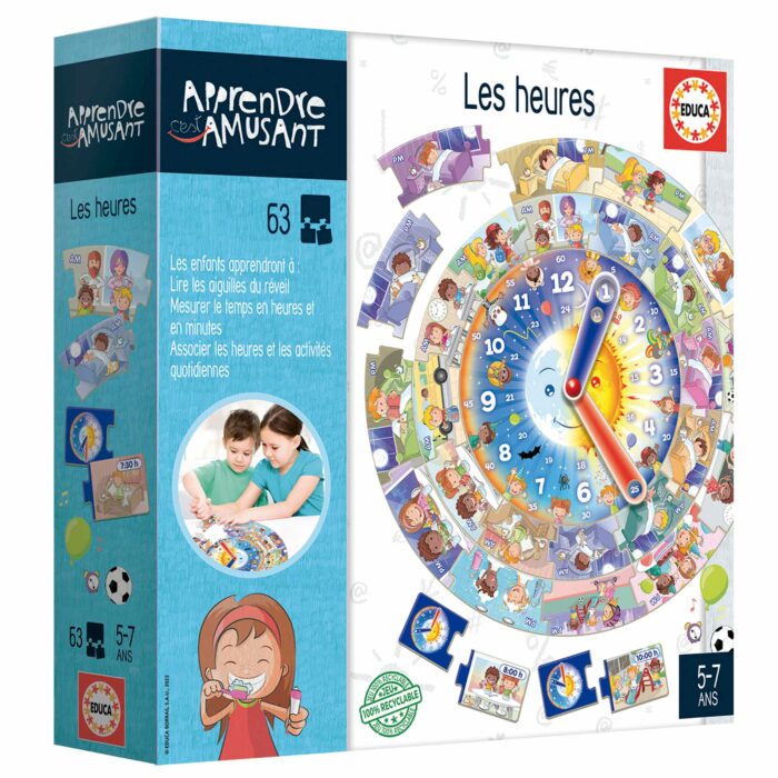Apprendre c'est amusant Les heures