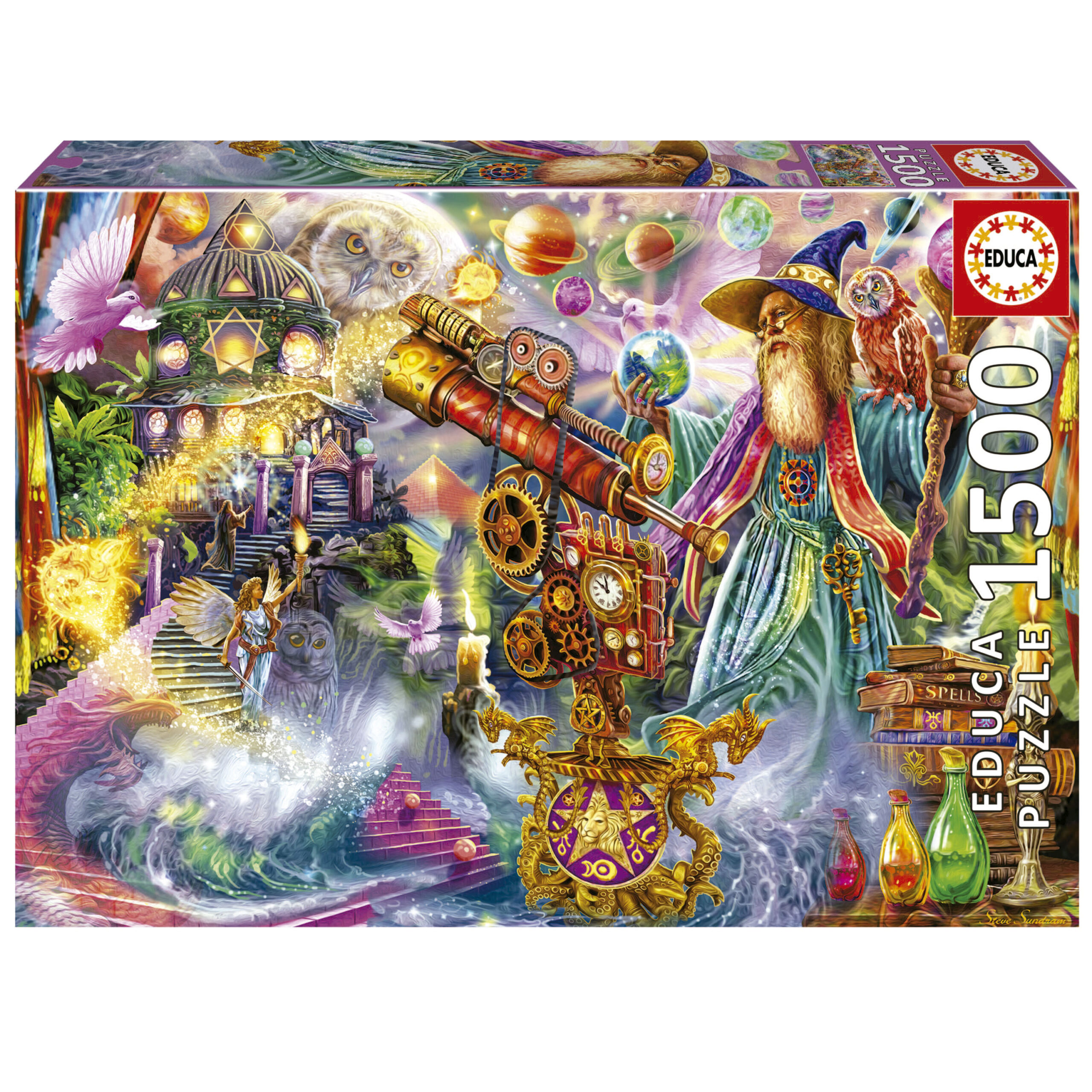 Educa borras 2X500 Pieces Stitch Puzzle Green