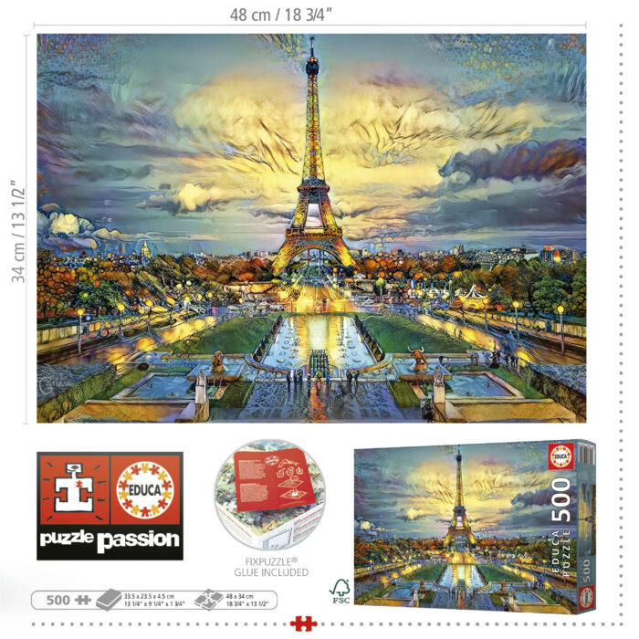 500 Eiffel Tower