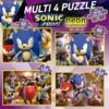 Multi 4 Puzzles Sonic Prime 50+80+100+150 "Neon"