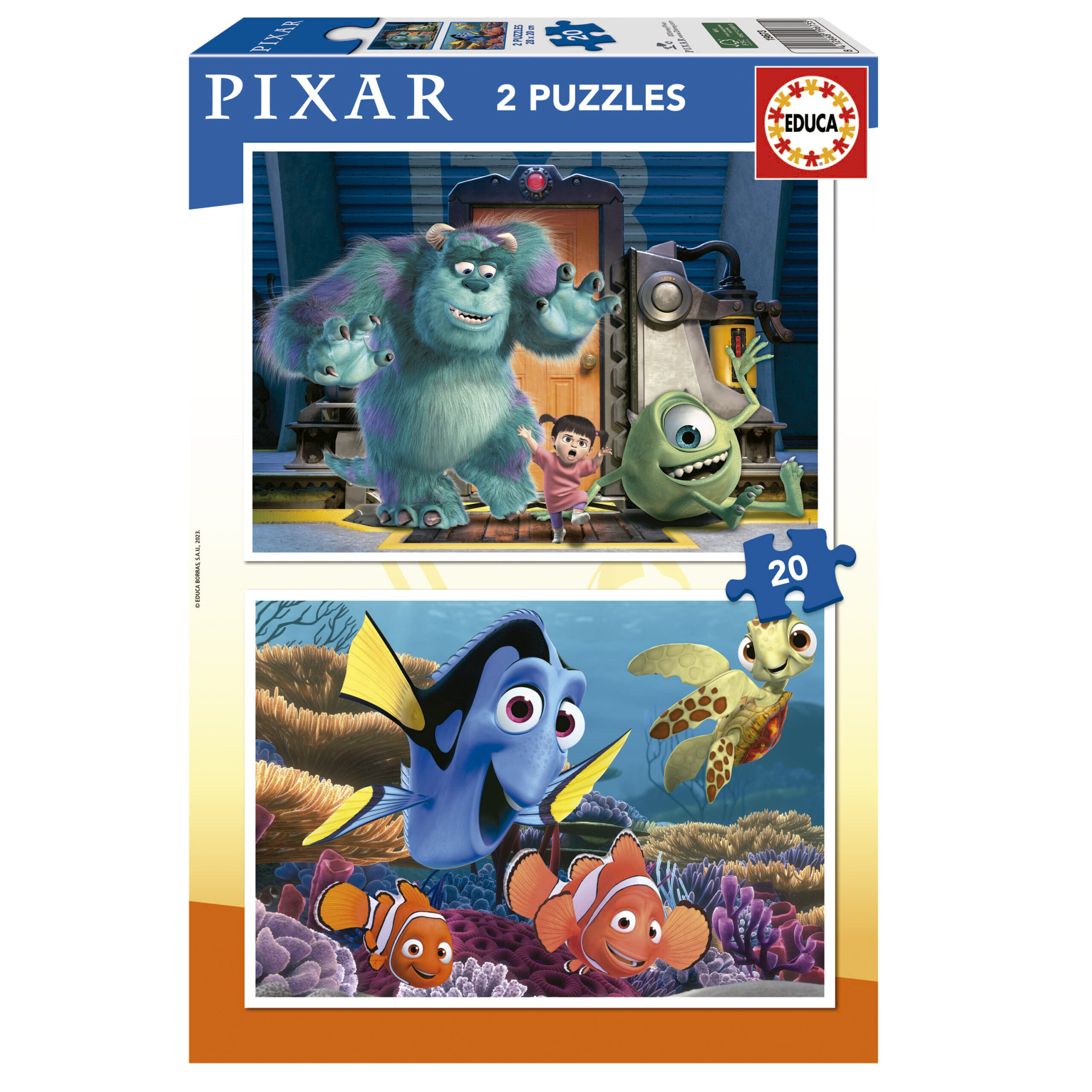 2x20 Disney Pixar (Finding Nemo + Monsters Inc.)