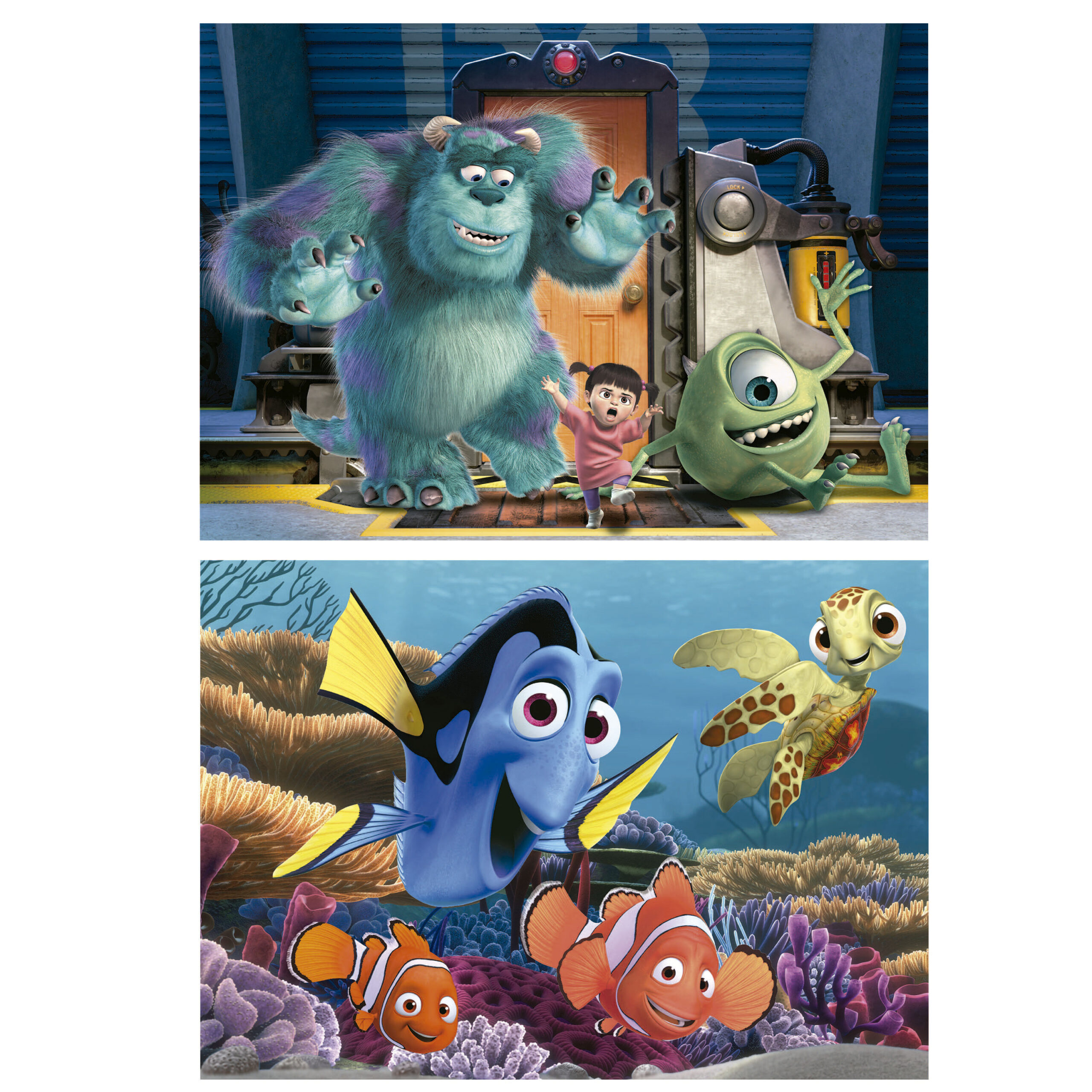 2x20 Disney Pixar (Finding Nemo + Monsters Inc.) - Educa Borras