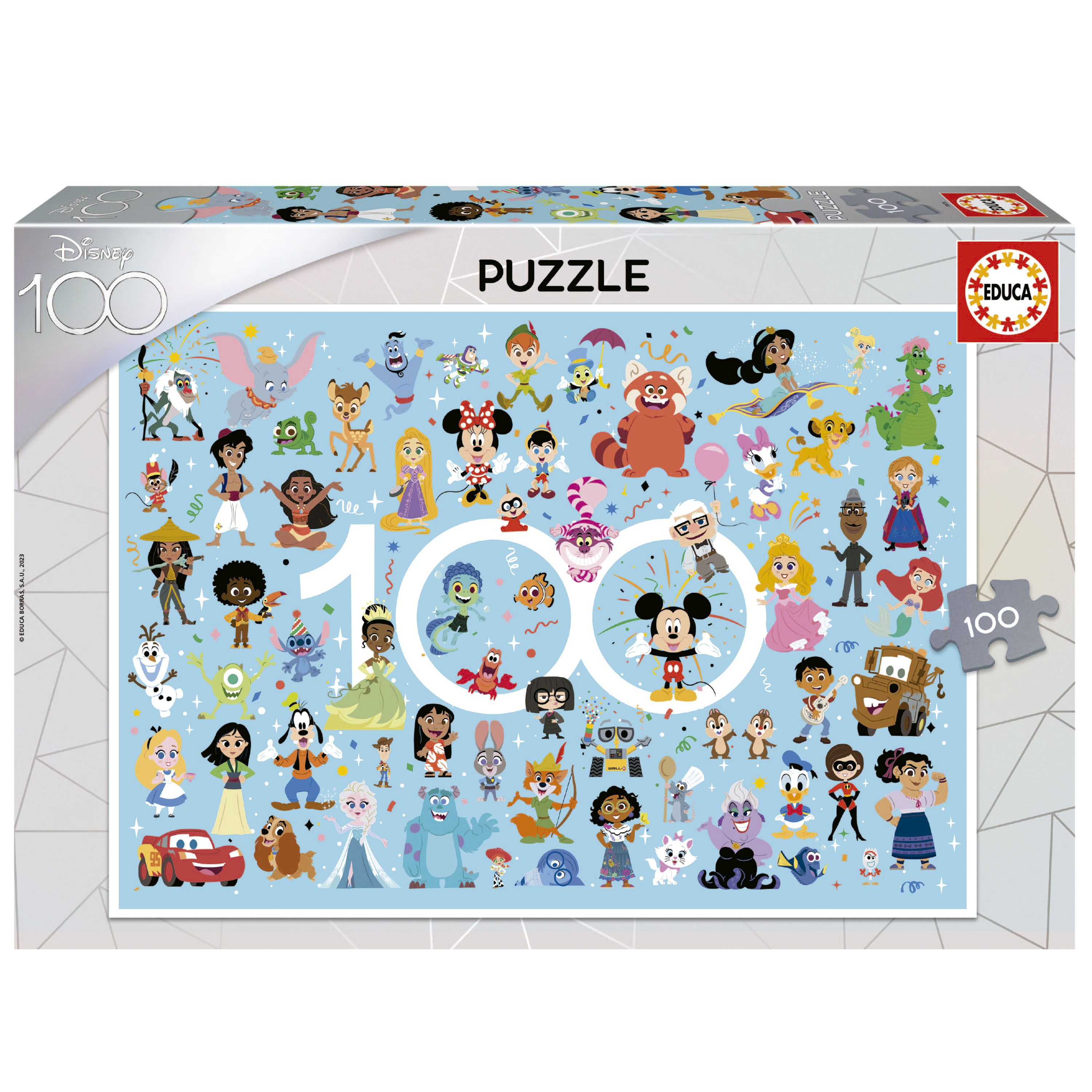 Educa borras 2X100 Pieces Elemental Puzzle Multicolor