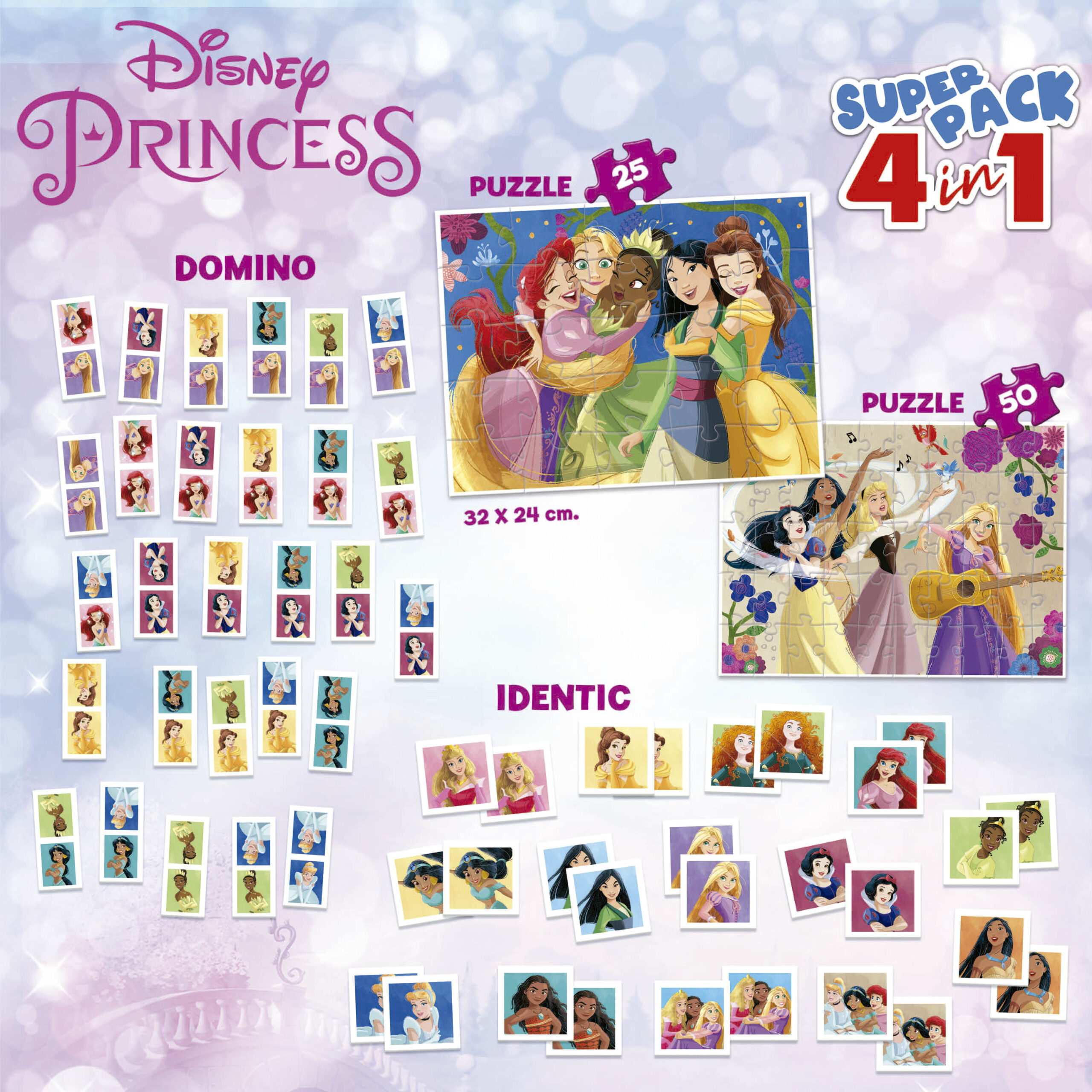Superpack 4 in 1 Disney Princess