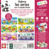 Ordena las series con el oso panda Bimba
