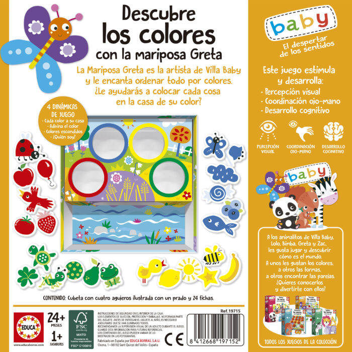 Descubre los colores con la mariposa Greta
