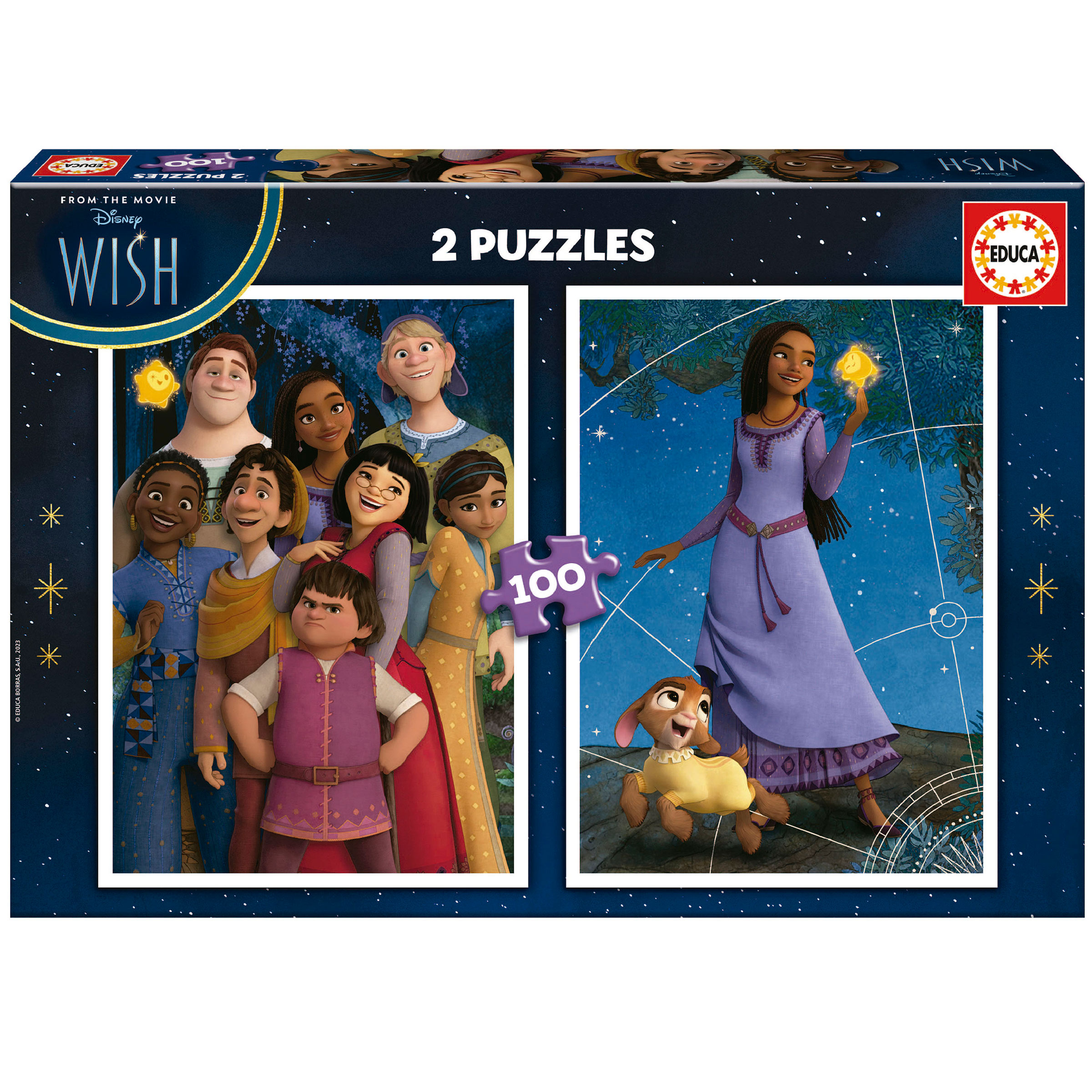 Puzzle 100 pièces Disney, pour les familles et les enfants à partir de 4 ans