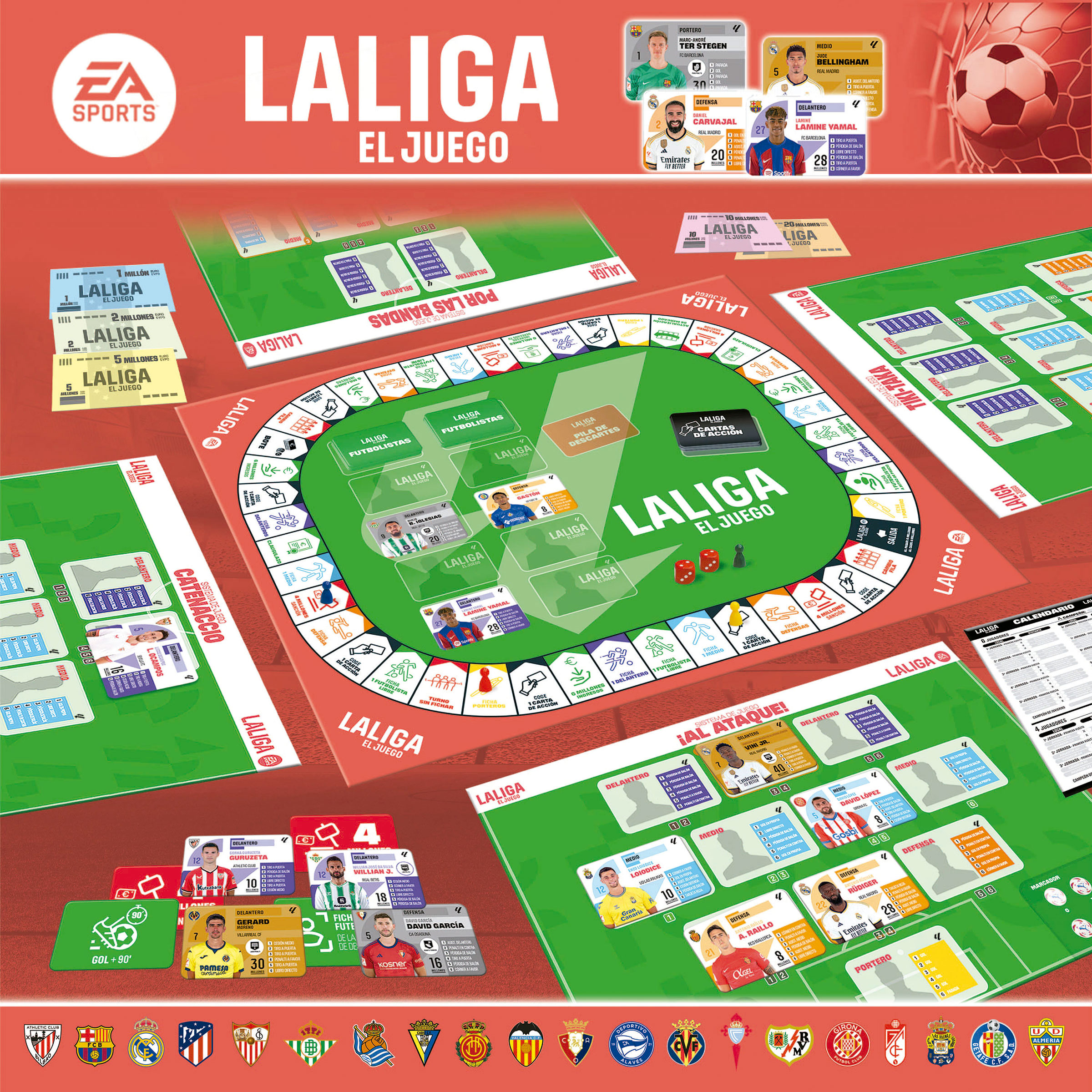 Juego de la liga de mesa