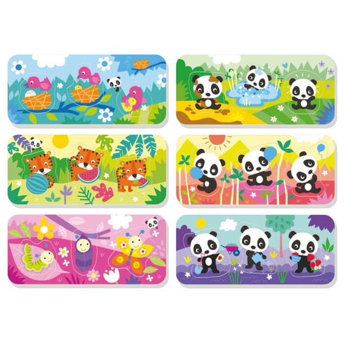 Ordena as sequências com o panda Bimba