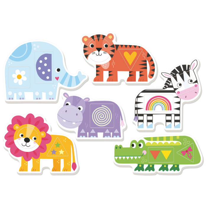 Explora as formas com a zebra Zac