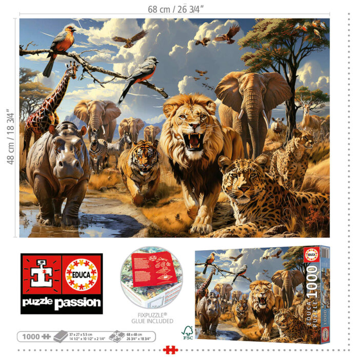 1000 Wild Animals