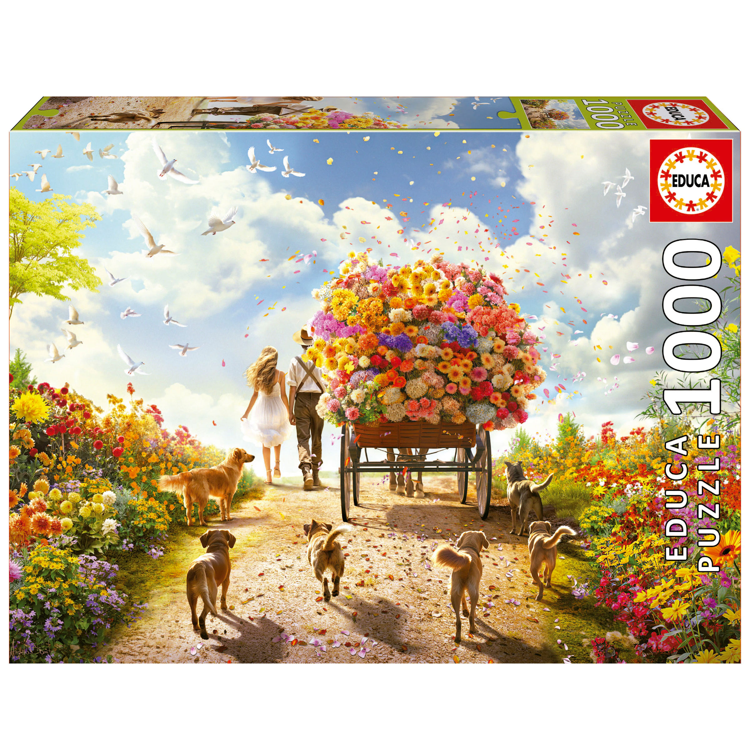 1000 Chariot de Fleurs