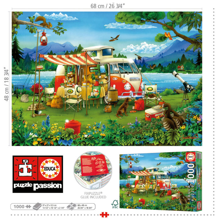 1000 Camping Holiday