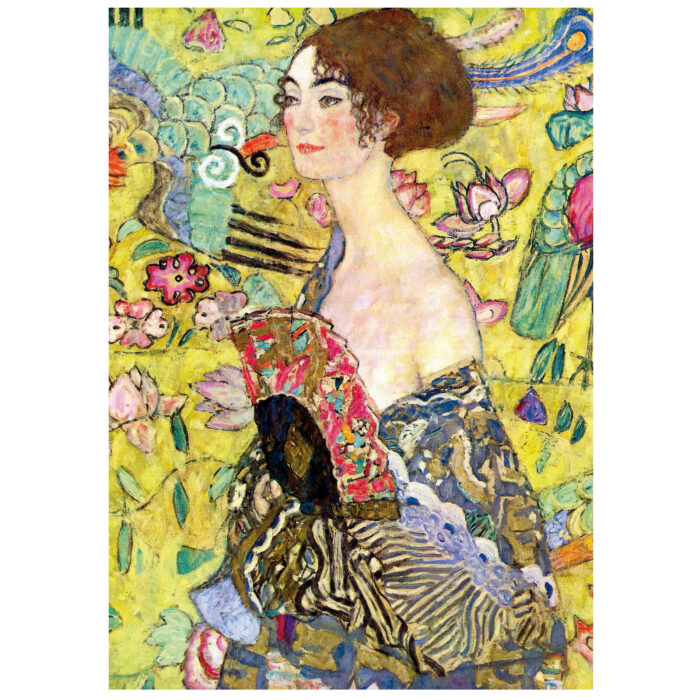 1000 Dama Com Leque, Gustav Klimt