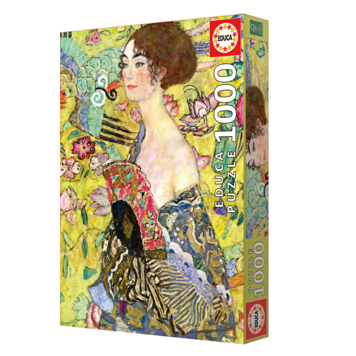 1000 Dama Com Leque, Gustav Klimt