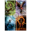 1500 Elemental Magic Star Chart, Anne Stokes