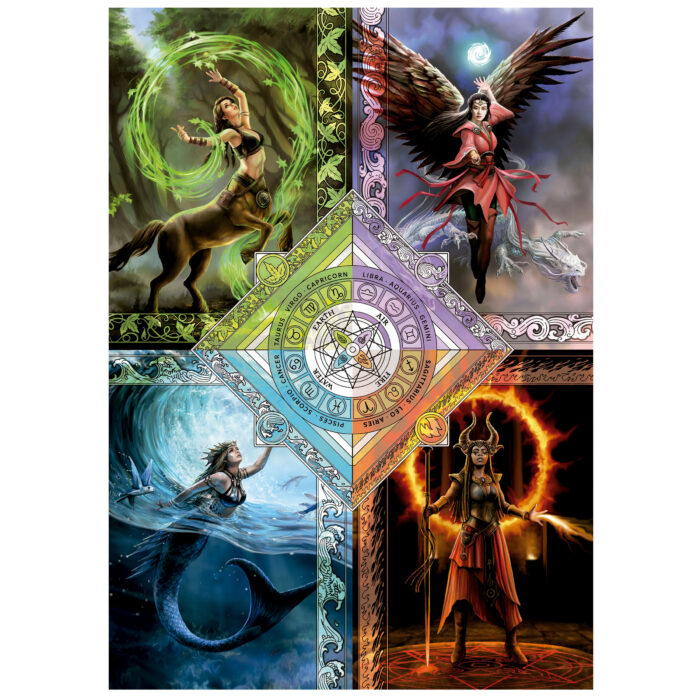 1500 Elemental Magic Star Chart, Anne Stokes