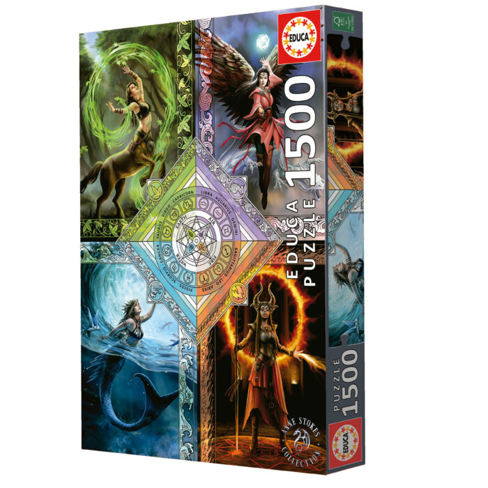 1500 Elemental Magic Star Chart, Anne Stokes