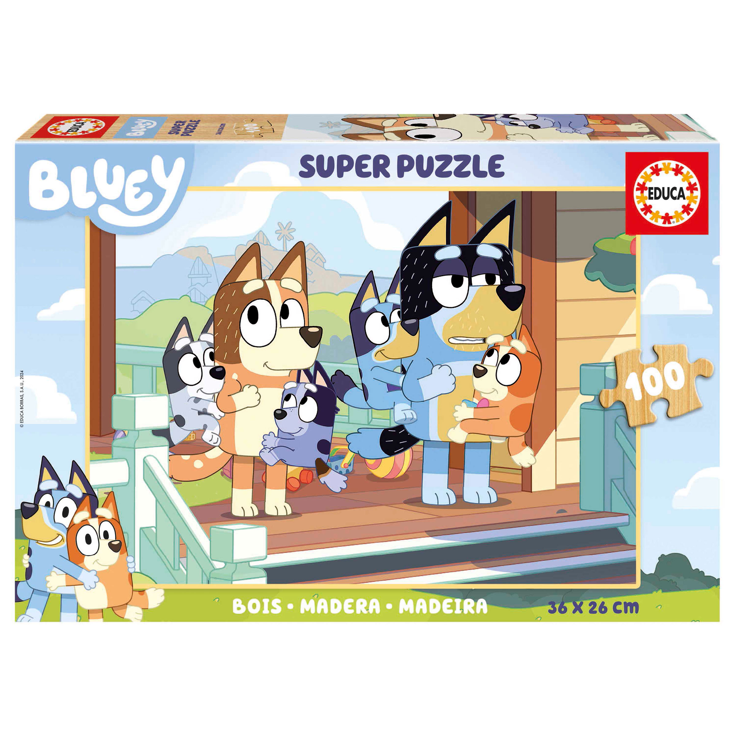 100 Bluey (Wooden)