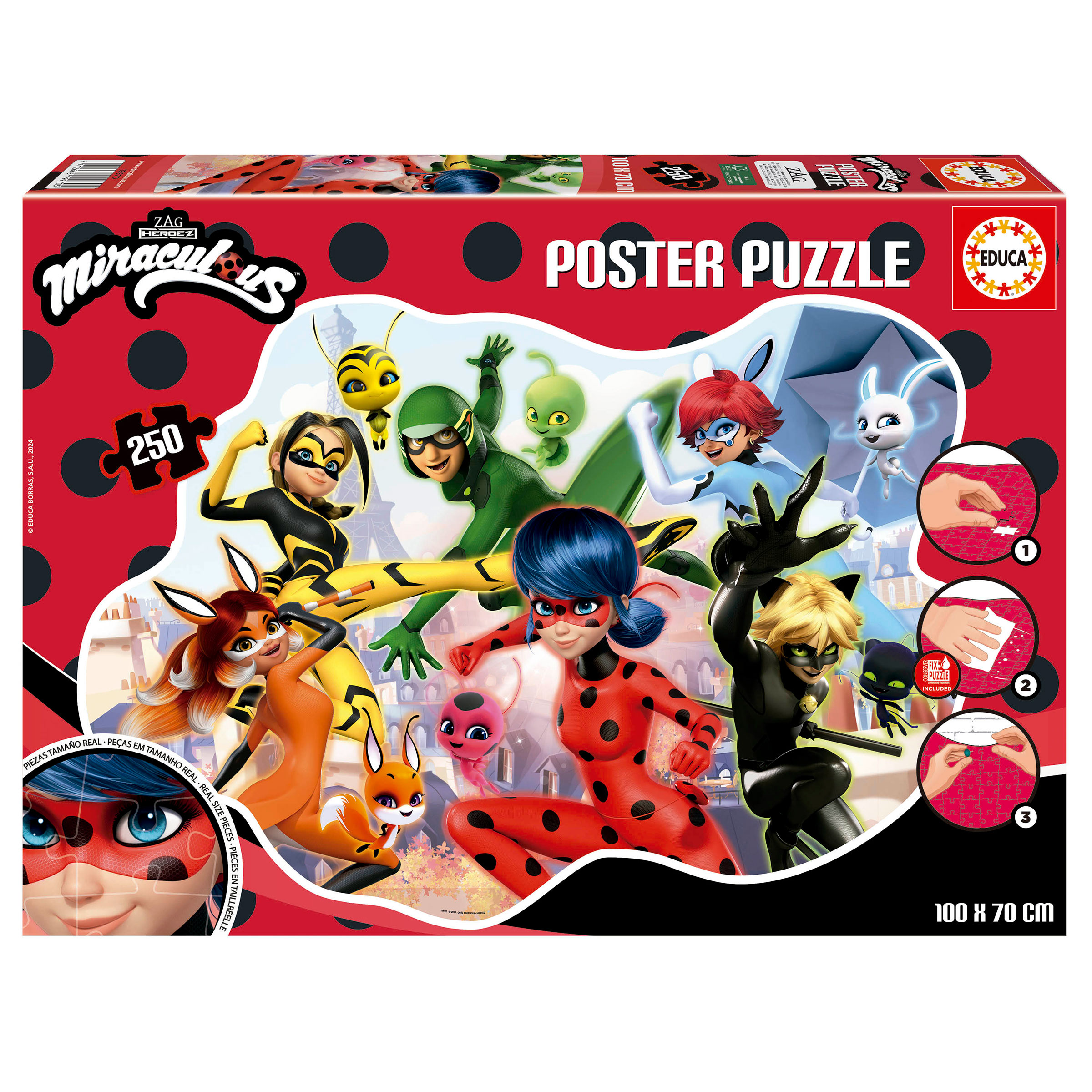 250 Poster Puzzle Ladybug