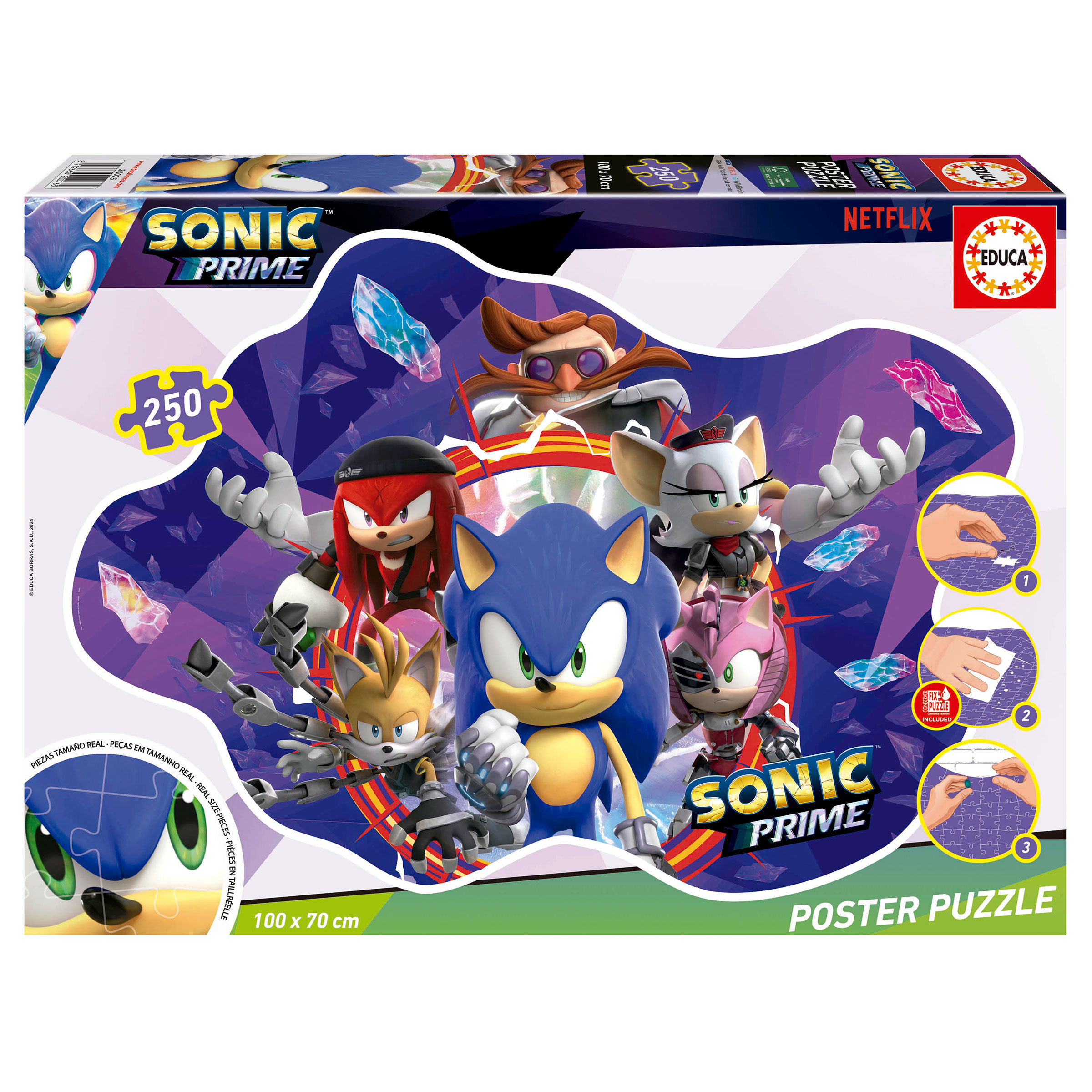 250 Sonic Prime Poster Puzzle