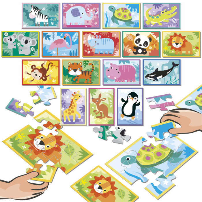 Puzzle Battle Jr Animals