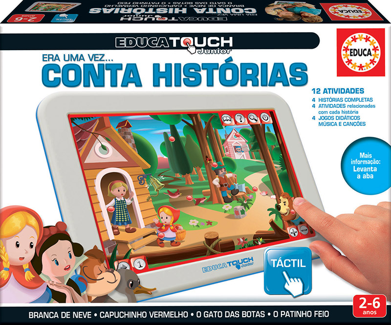 Educa Touch Junior conta histórias