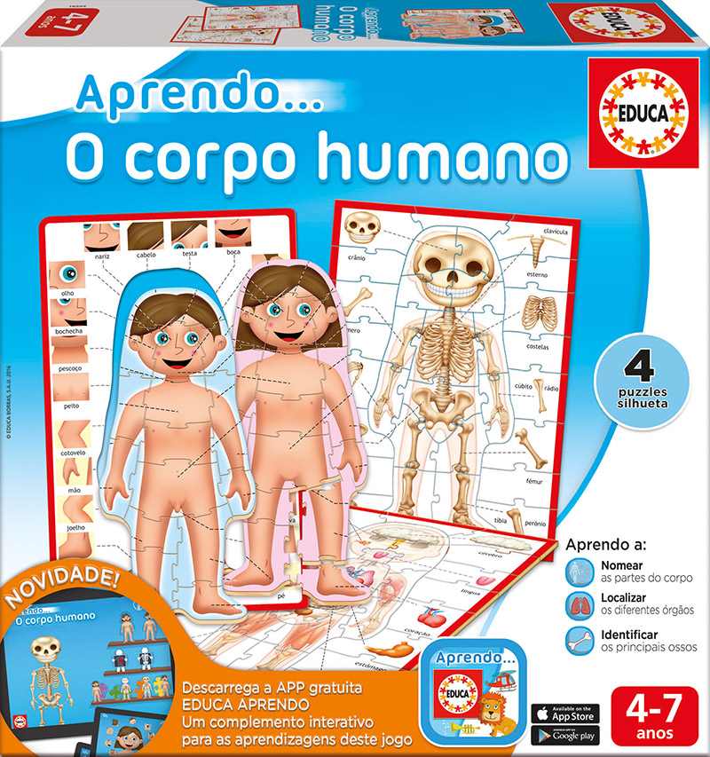 Aprendo… O corpo humano (com App)