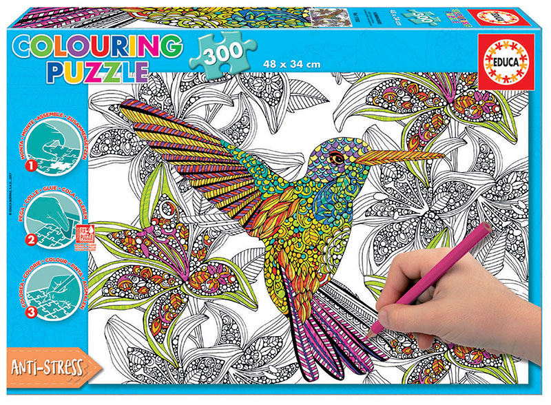300 Hummingbird ´Colouring Puzzle´