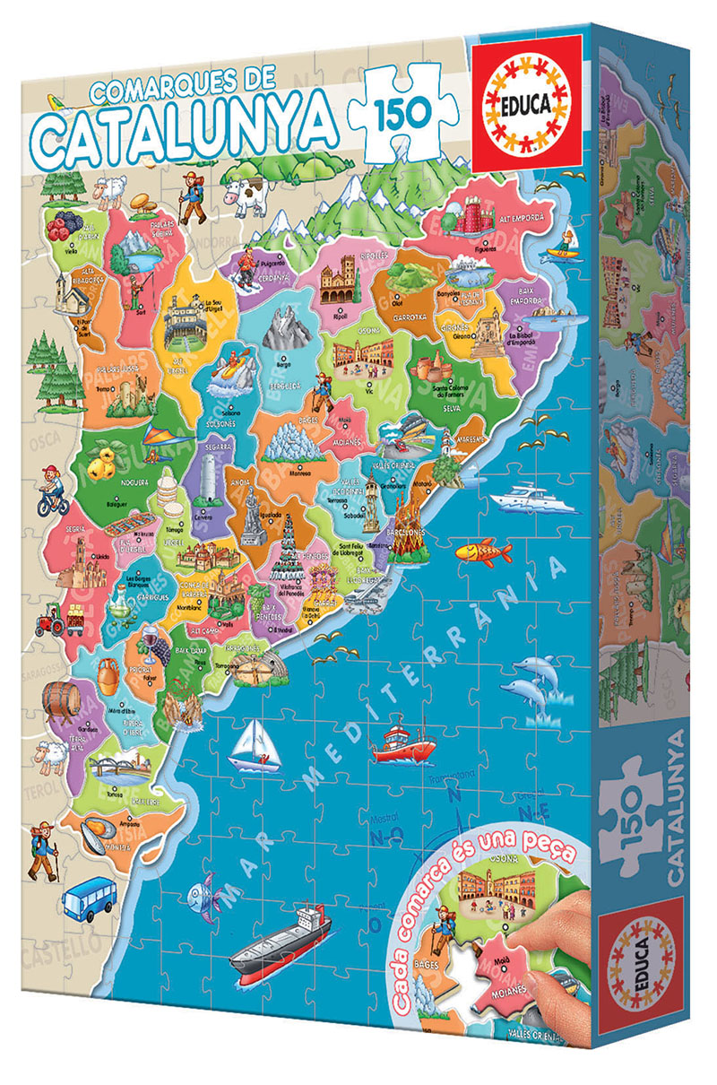 150 Puzle Comarques de Catalunya