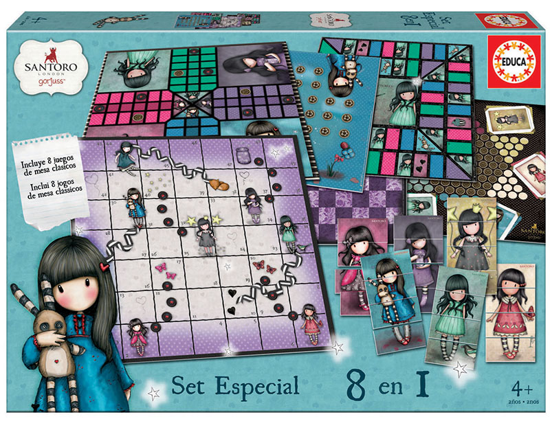 Set 8 em 1 Jogos Gorjuss